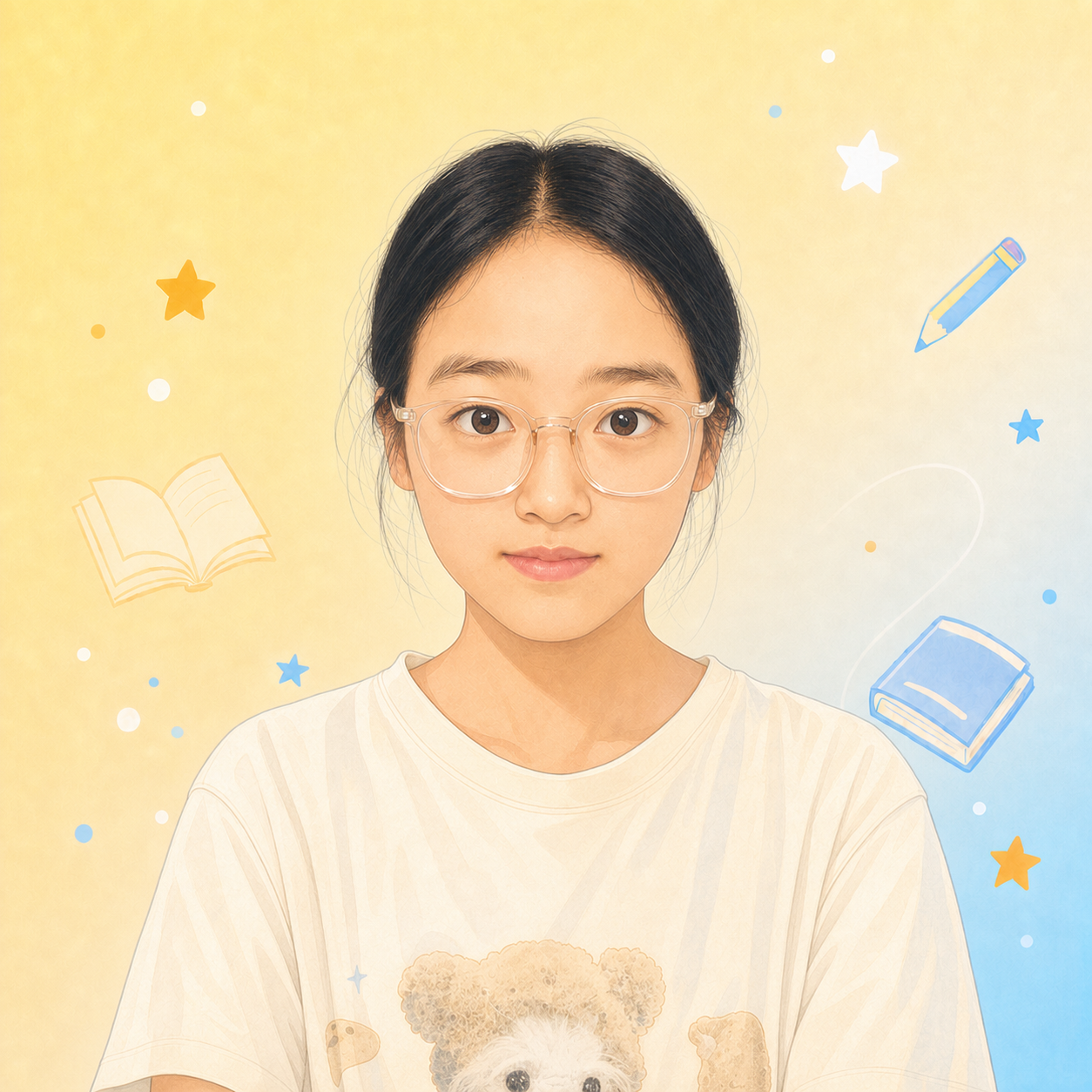 叶同学漫画头像